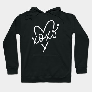 XoXo Heart Valentines Day Hoodie